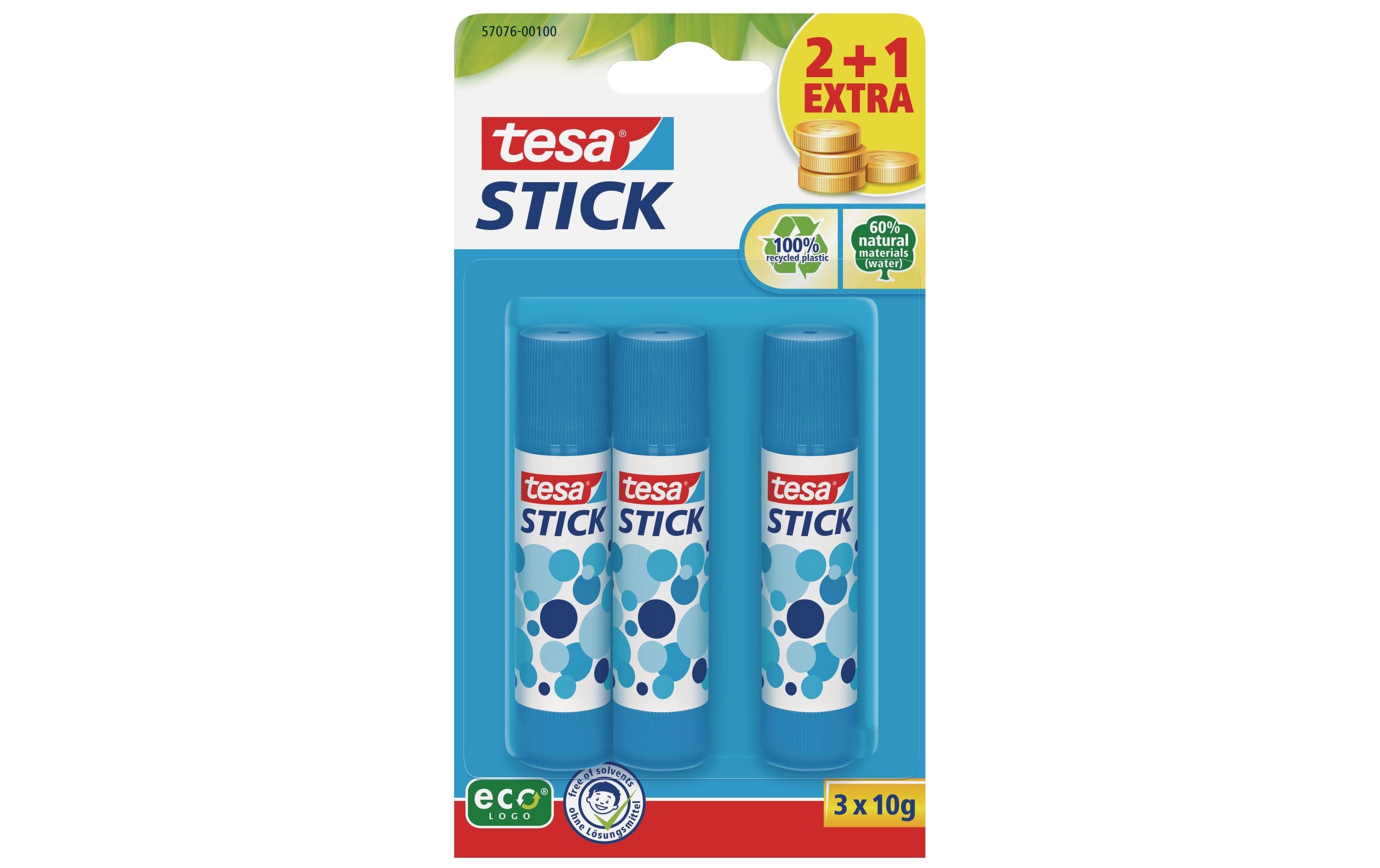 Tesa Klebestift ecoLogo blau