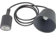 Kabelleuchte CLASSIC 1.2M E27 Grau
