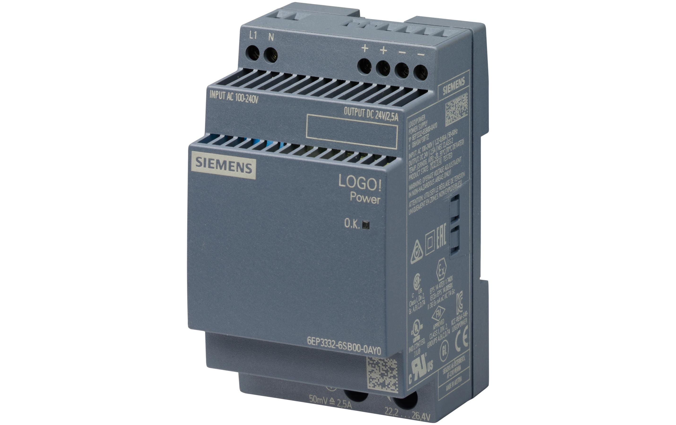 Siemens LOGO! Stromversorgung 24/2,5