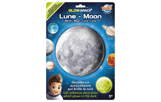 Buki | 3D Leuchtaufkleber Mond (multi)