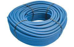 Installationsrohr gewellt blau, M25, 10m