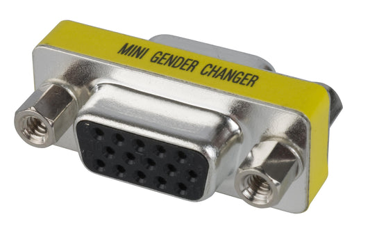 Delock | Gender Changer Adapter DB15F-DB15F, VGA | Buchse-Buchse