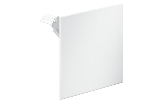 AGRO | Steckdeckel 130x130 Diagonalsteg | tiefe 3.5mm weiss