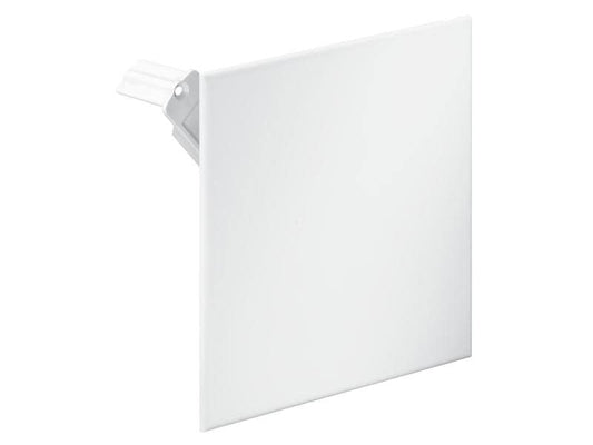 AGRO | Steckdeckel 130x130 Diagonalsteg | tiefe 3.5mm weiss