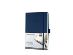 Sigel | Conceptum Notizbuch Hardcover A5 | 194 Blatt liniert, blau