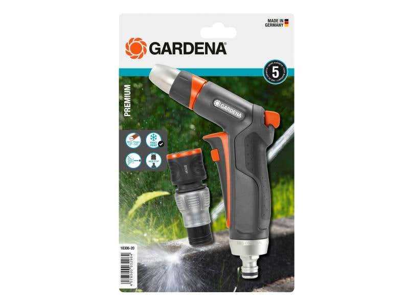 GARDENA | Premium Reinigungsspritzen Set | Stufenlose Dosierung der Wassermenge