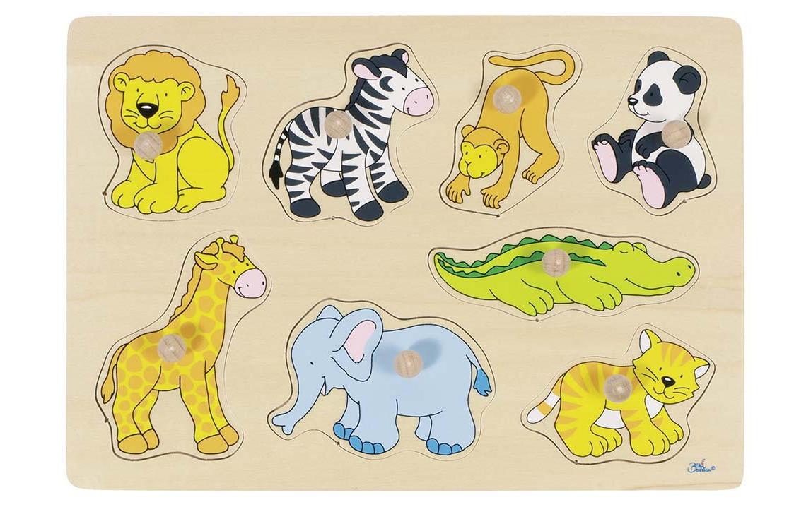 Goki Steckpuzzle Zootiere