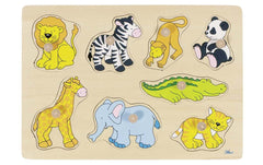Goki Steckpuzzle Zootiere