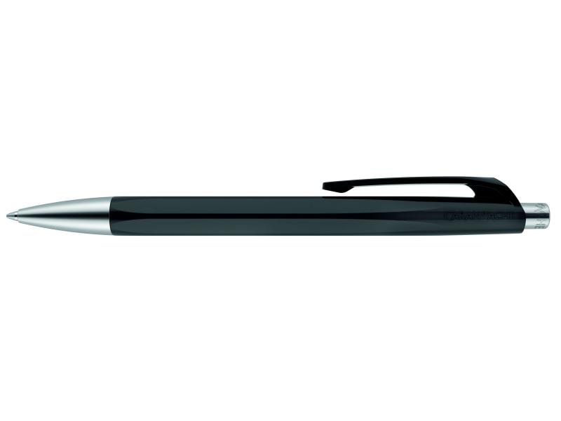 Caran d'Ache | Kugelschreiber Infinite 888 | schwarz, mit SwissRide Mine blau M