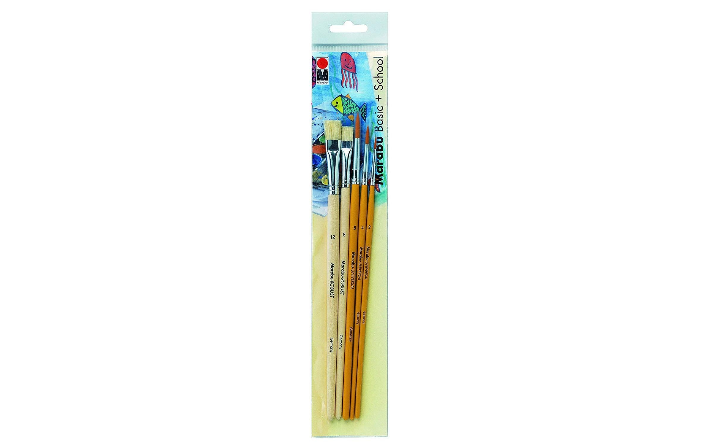 Marabu Pinsel-Set Basic + School