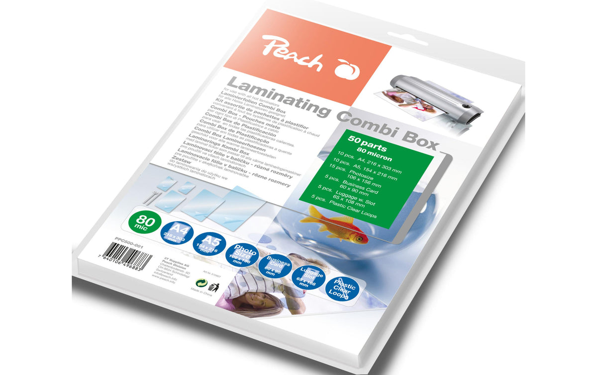 Peach Laminating Combi Box