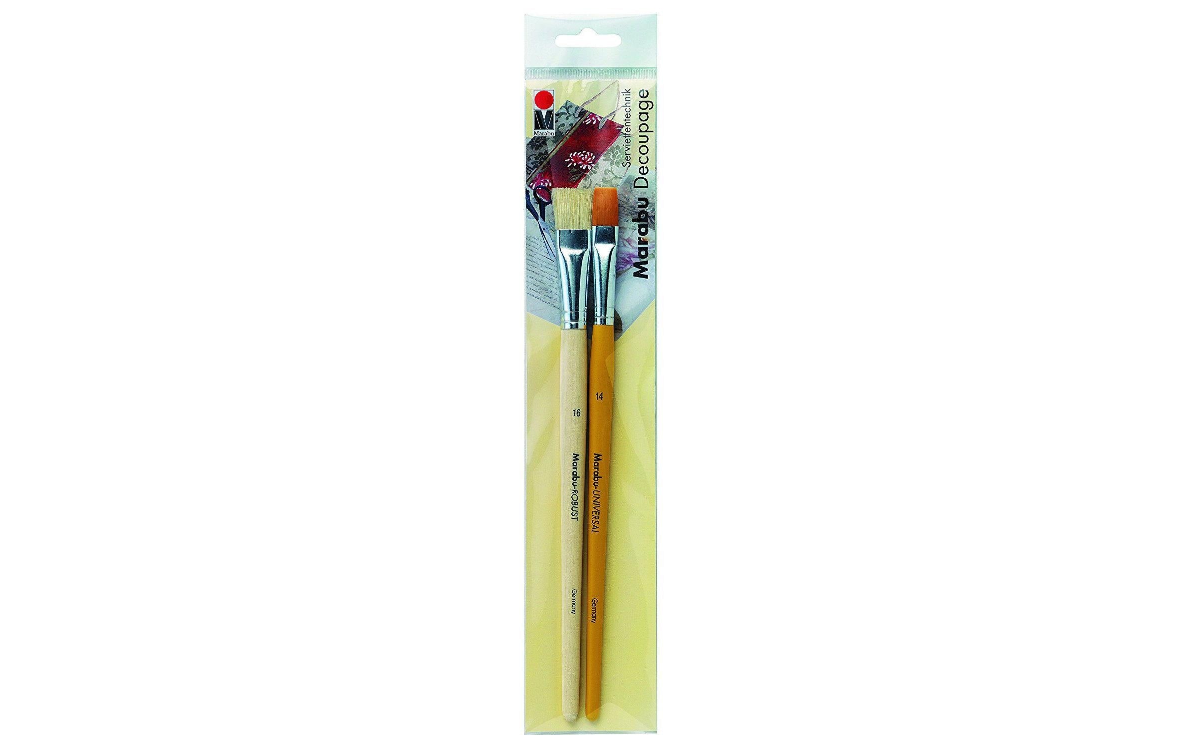 Marabu Pinsel-Set Decoupage