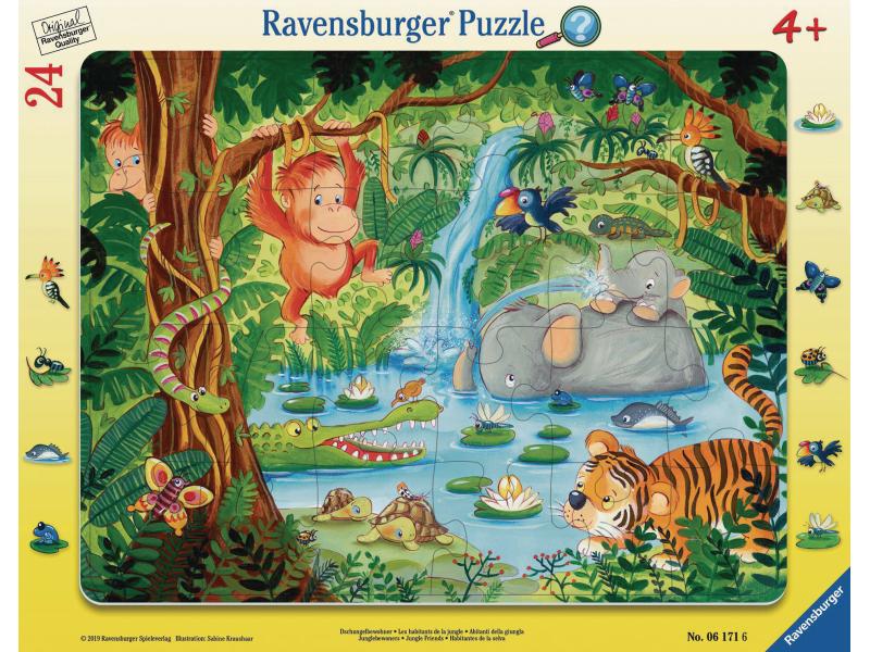 Ravensburger | Puzzle Dschungelbewohner | 24 Teile