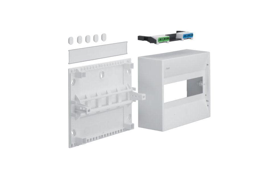 Miniverteiler, gamma, 10PLE, IP30,1xPE, 1xN