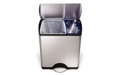 Simplehuman rechteckiger Recycler 46L