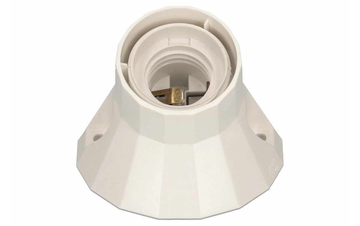 Max Hauri Wandfassung E27 weiss