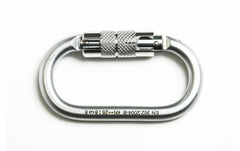 Stahlkarabiner mit Twistlockverschluss,