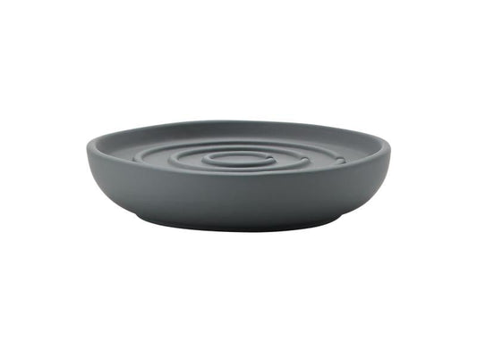 Zone Denmark | Seifenschale Nova Grey | Höhe 2.5cm, Breite 11cm, Porzellan