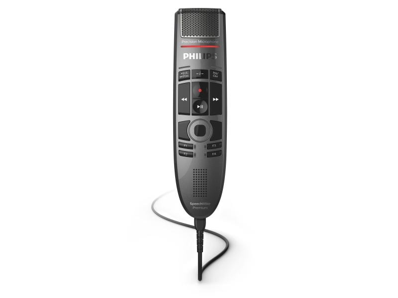 Philips | SpeechMike Premium Touch SMP3700 | Diktiermikrofon, Integrator