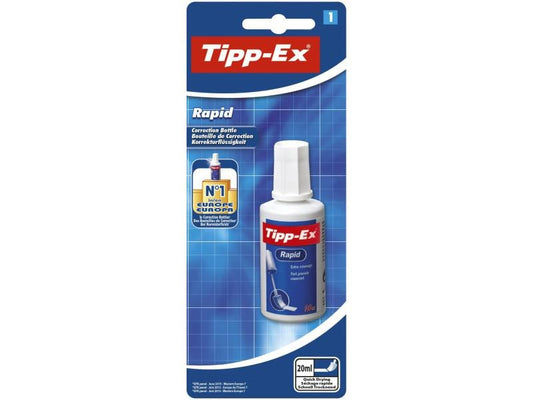 Tipp-Ex | Rapid Korrekturflüssigkeit Blister | 20 ml, 1 Stk