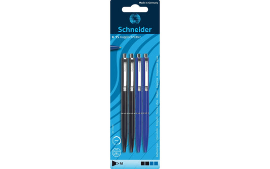 Schneider Kugelschreiber K15 4er-Set