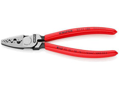 Knipex | Crimpzange für Aderendhülsen 180 mm | mit Kunststoff überzogen
