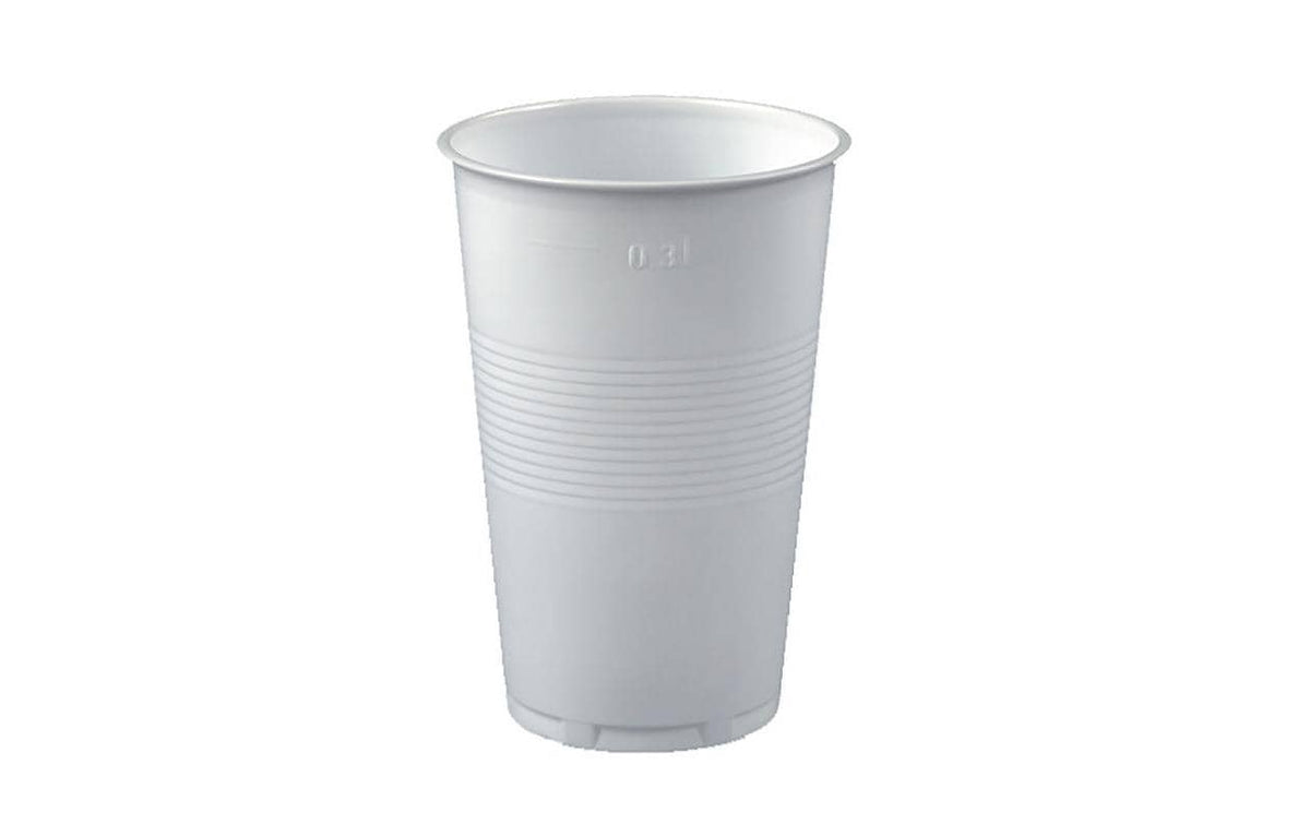 Papstar Trinkbecher weiss 0.3 Liter