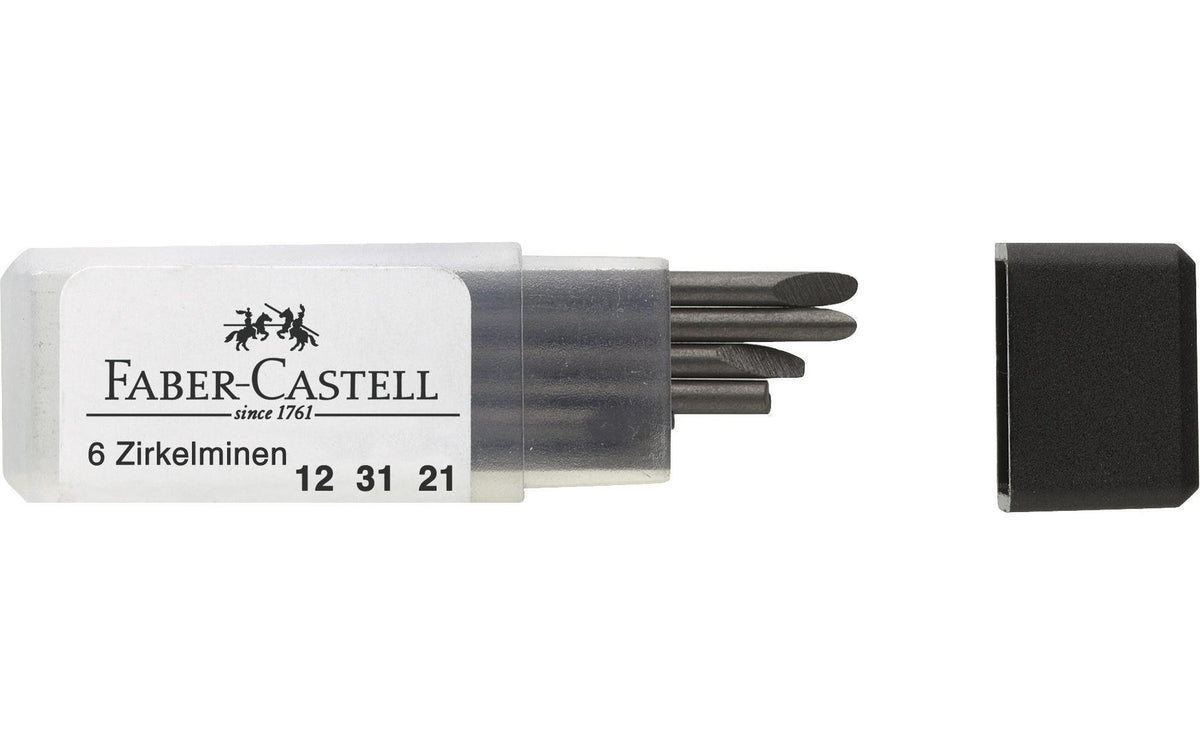 Faber-Castell Zirkelminendose 6er