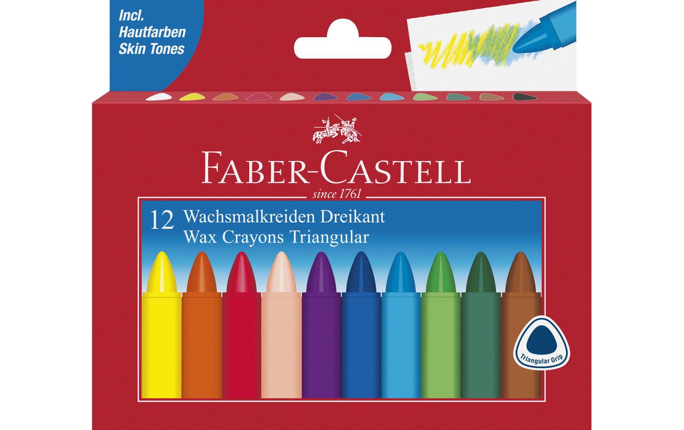 Faber-Castell, Wachsmalstifte Mehrfarbig, 1