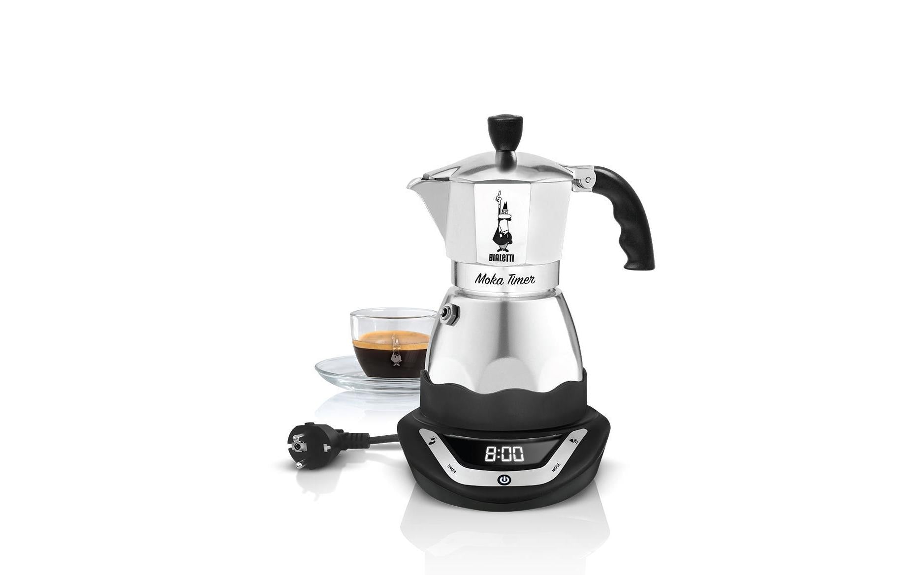 Bialetti, Espressokocher Moka Timer 6 Tasse