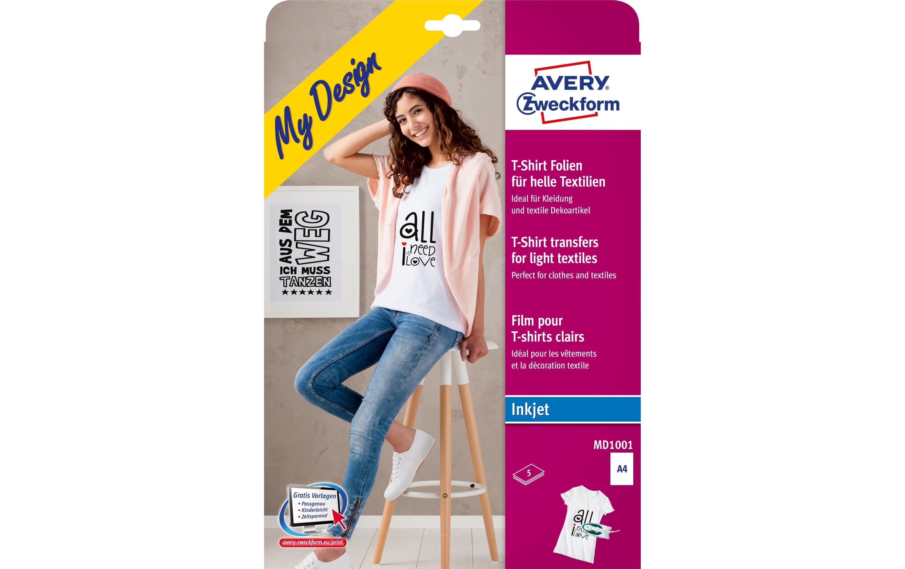 Avery Zweckform Textilfolie