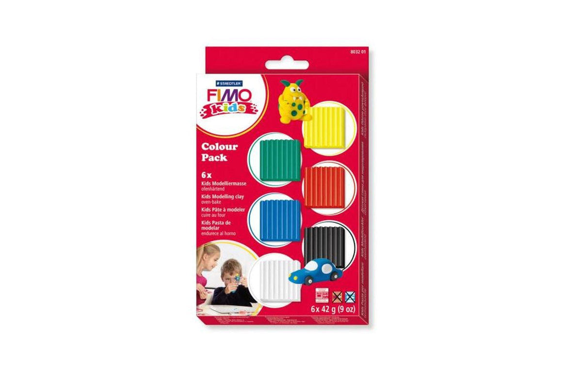 FIMO kids Modelliermasse 6er Pack Basic