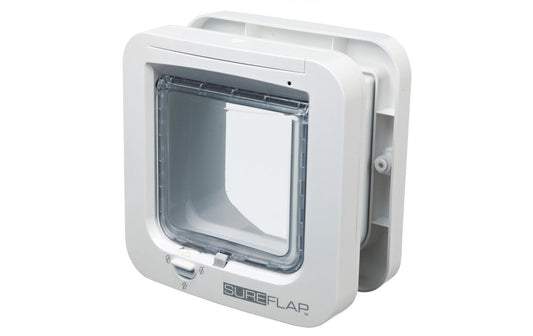 SureFlap | Mikrochip Freilauftür für Katzen | mit Mikrochiperkennung, 21x21cm, weiss
