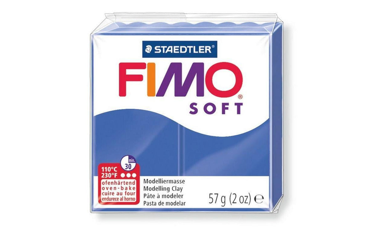 Fimo, Modelliermasse Soft Dunkelblau