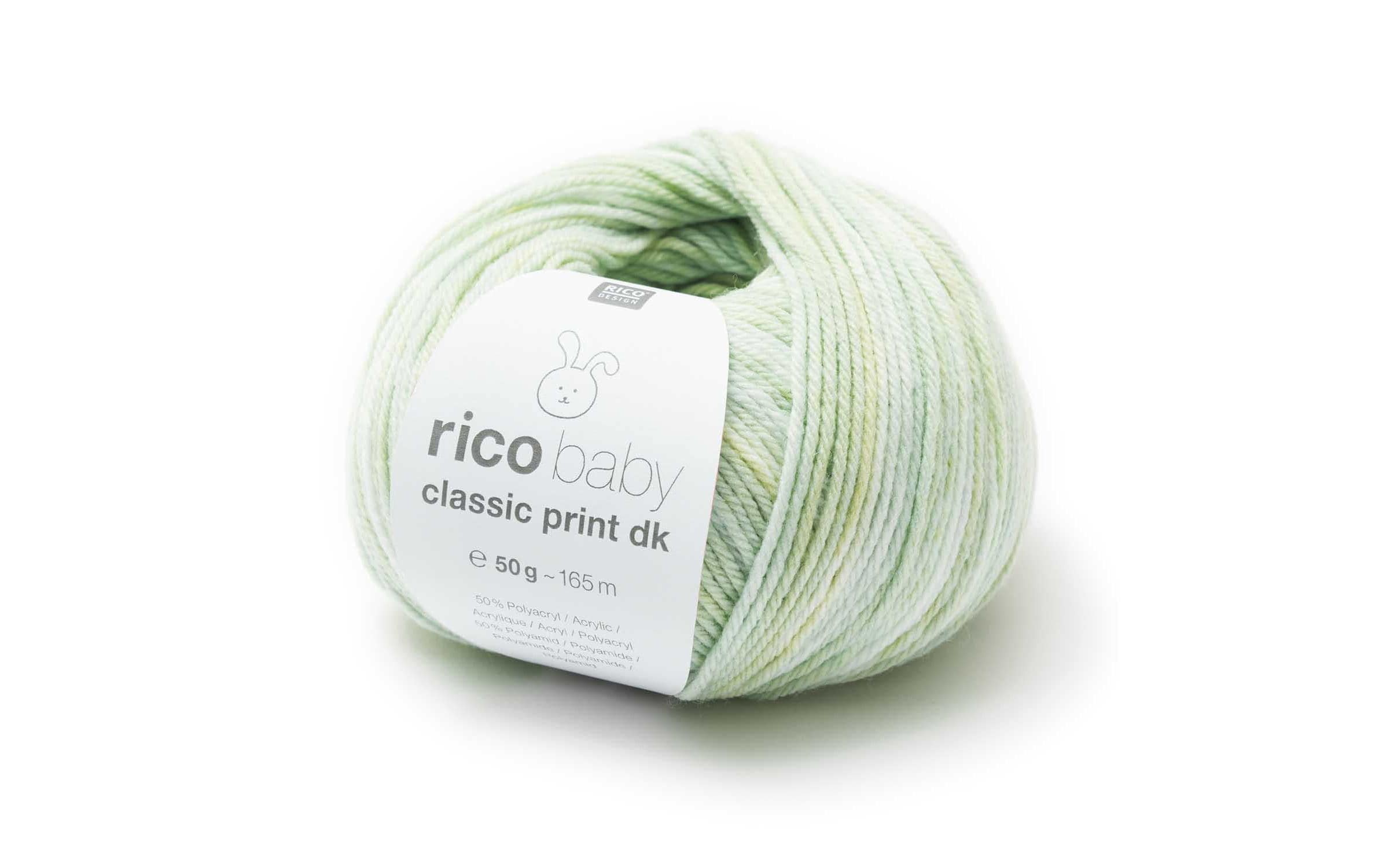 RICO Baby Classic Print DK, pastell mix