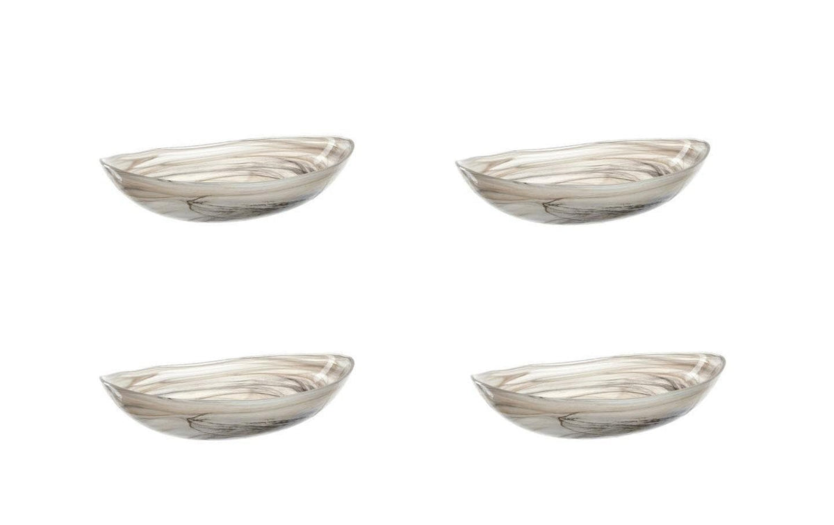 Leonardo Schale Albastro oval 22cm 4er Set