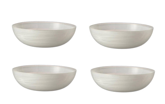 Leonardo Schale Albastro flach 28cm 4er Set