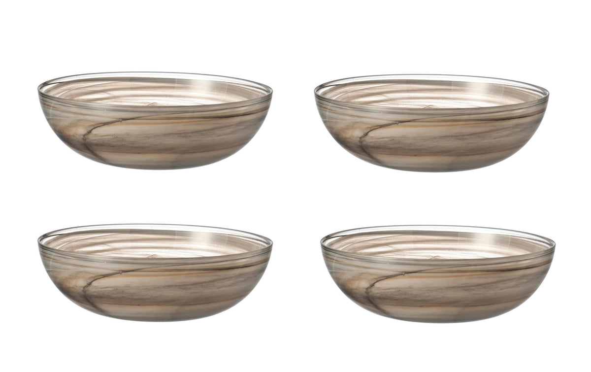 Leonardo Schale Albastro flach 28cm 4er Set