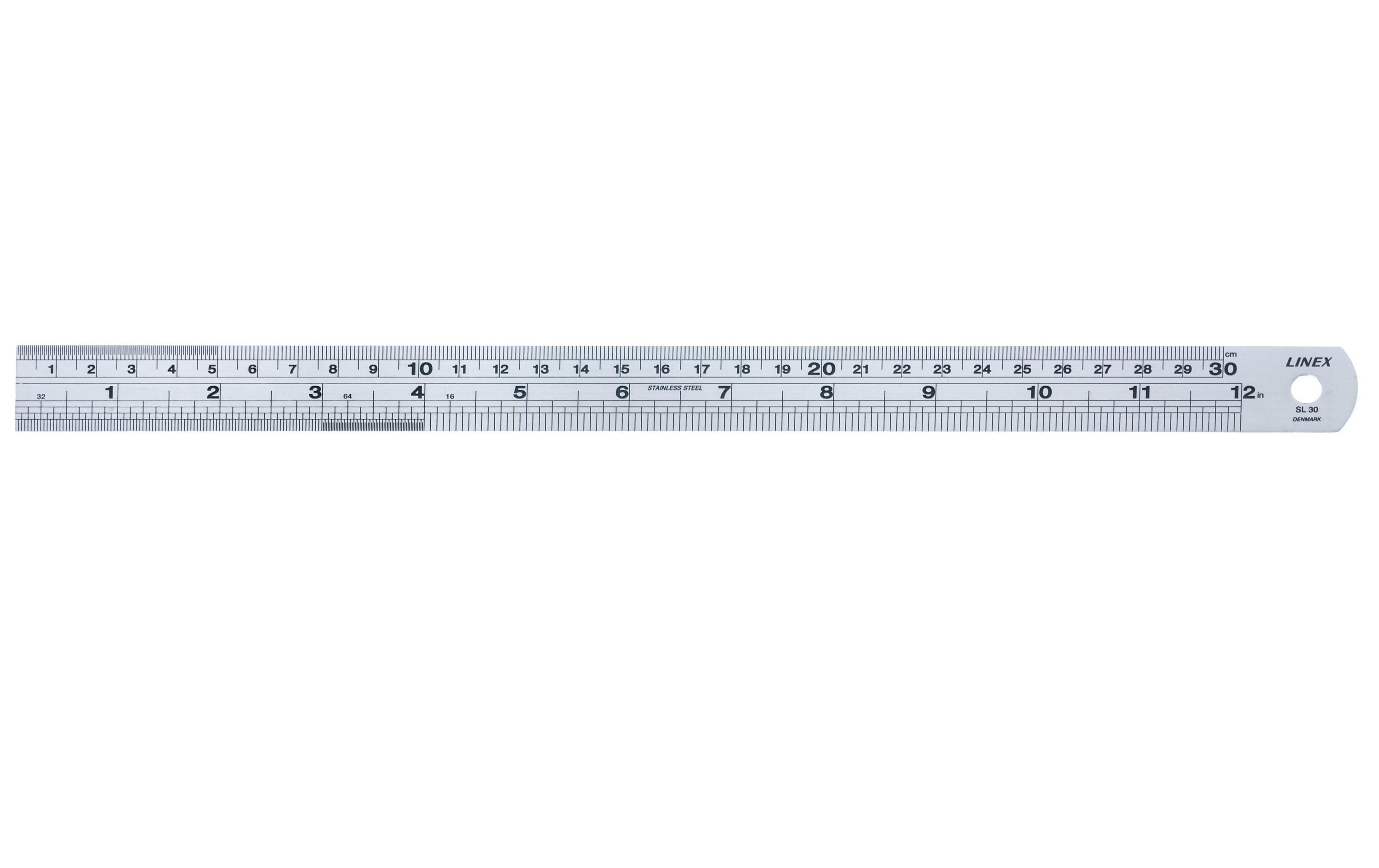 Linex: Stahllineal 30cm