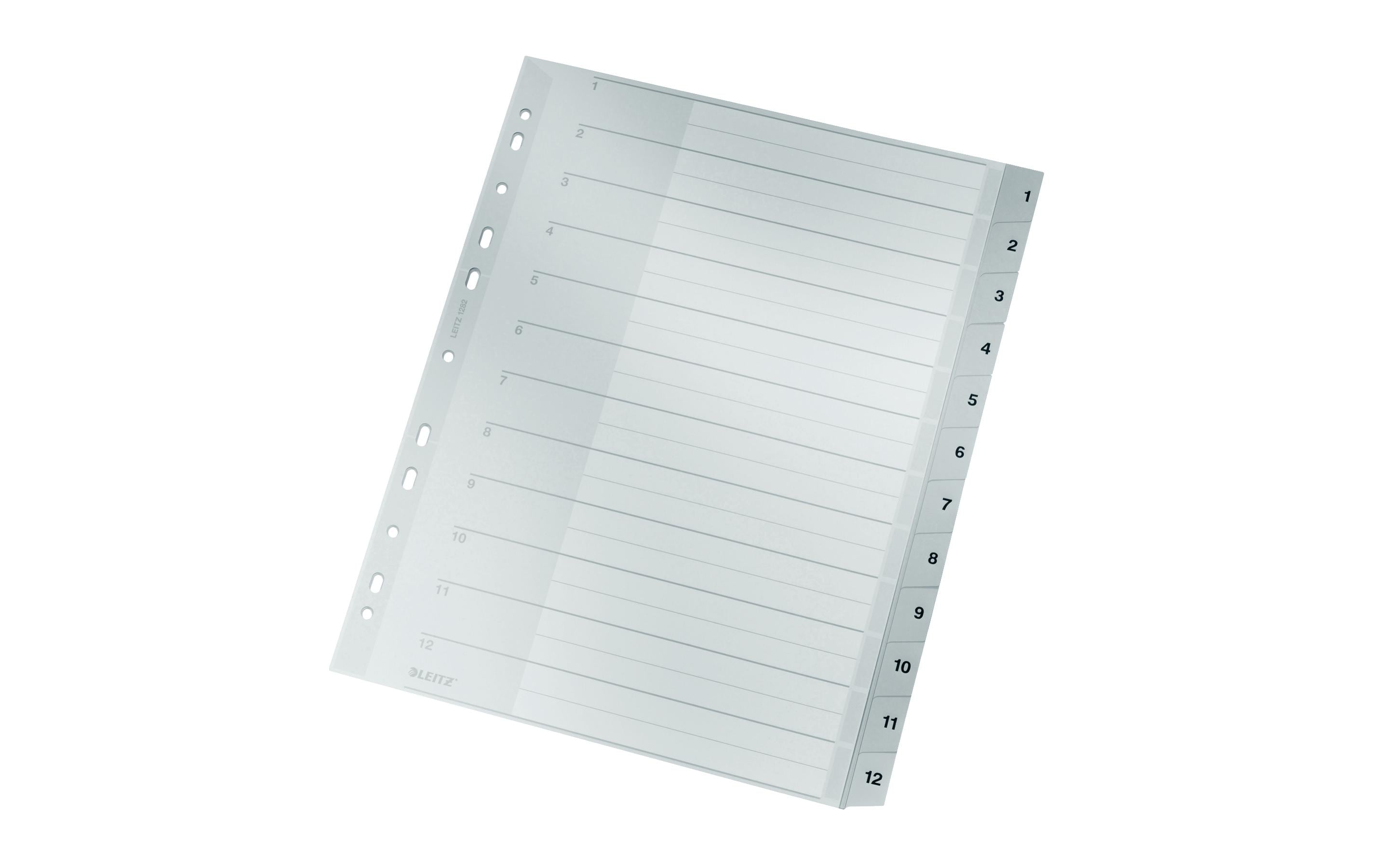 Leitz  Register 1-12 A4 PP