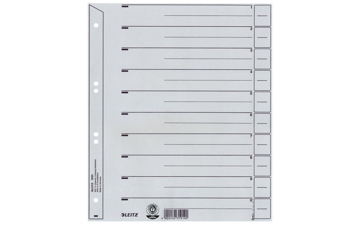 Leitz  Trennblatt A4