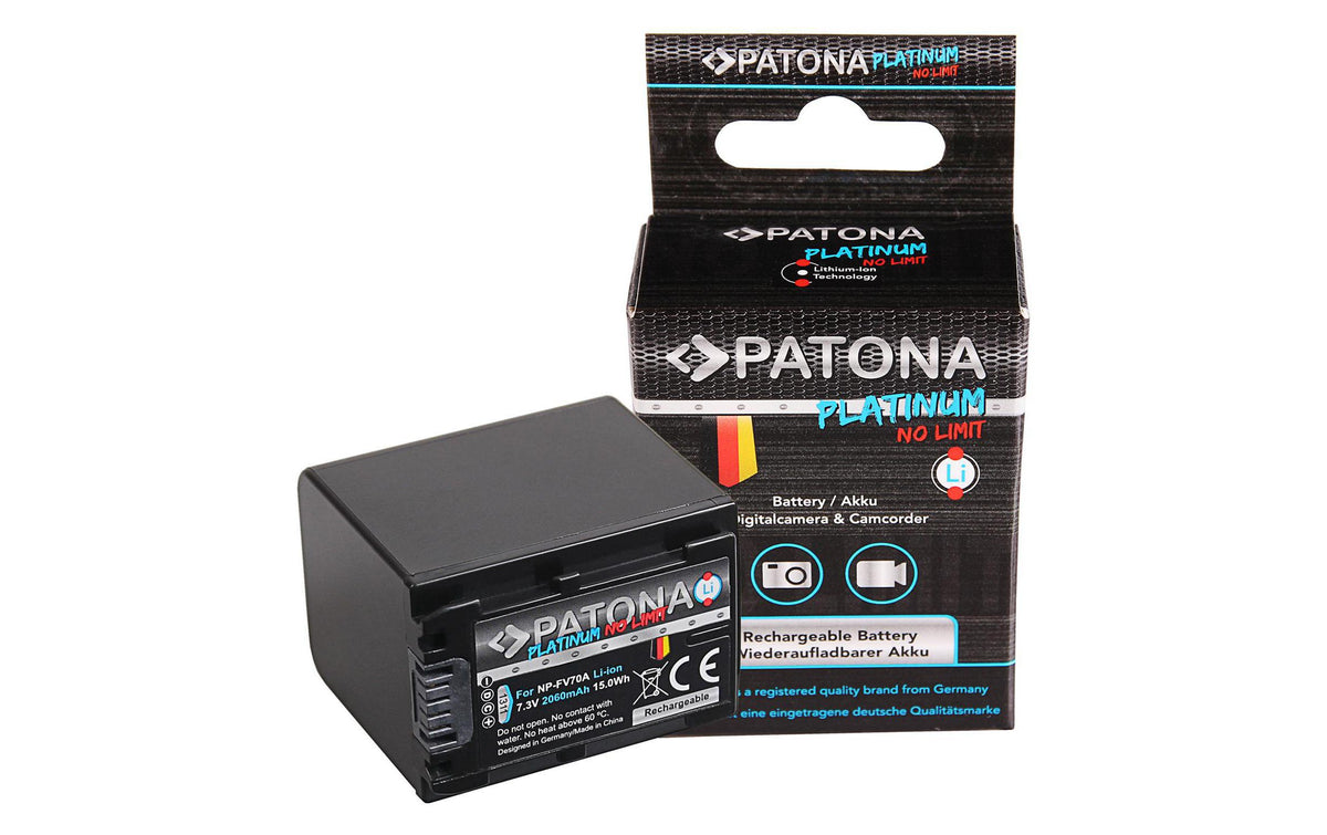 PATONA Platinum Akku Sony NP-FV70A