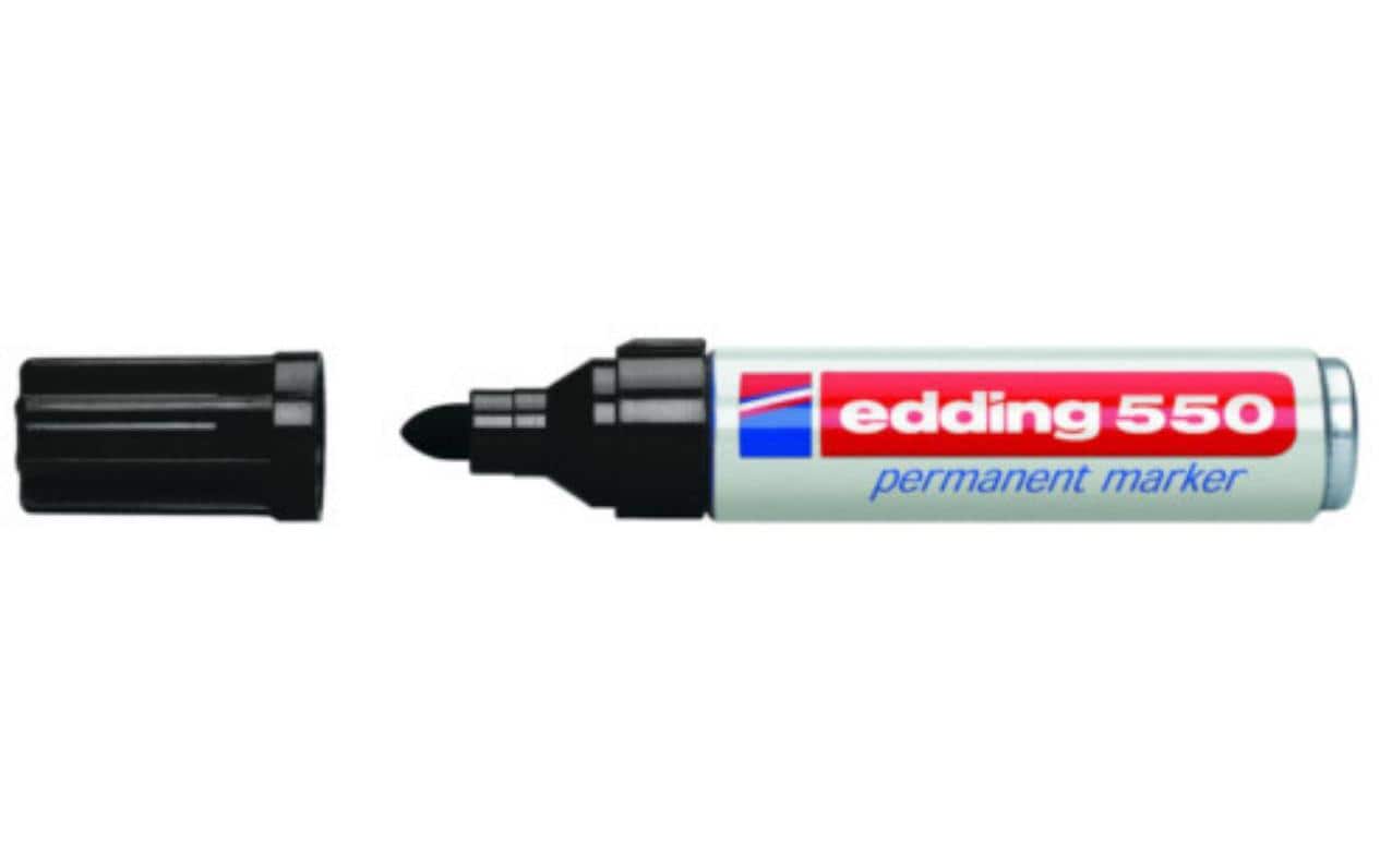 edding, Permanent-Marker 550 Schwarz