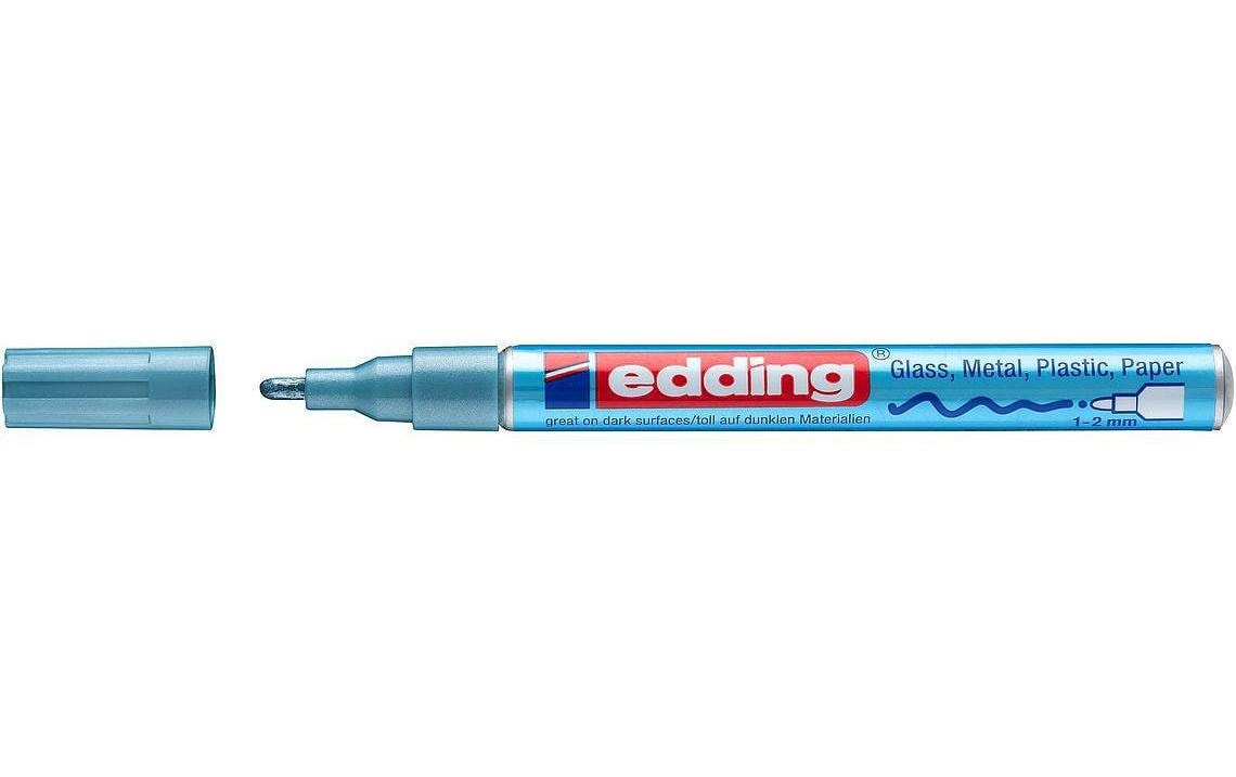 edding, Lackmarker 751 CREA Hellblau metall