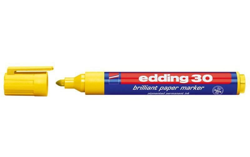 edding, Permanent-Marker 30 Gelb