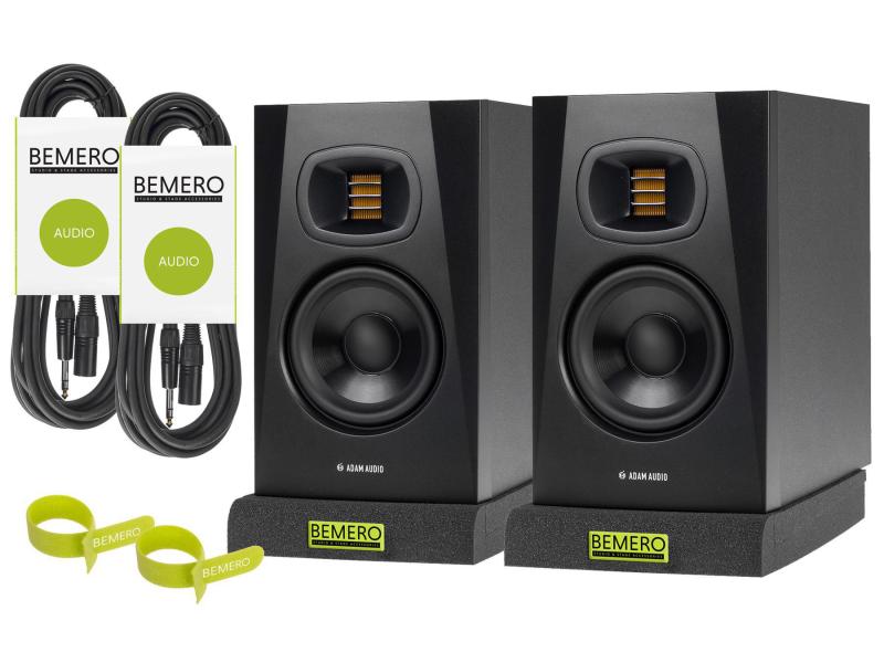 ADAM Audio | T5V Kit 1 | 2x Adam T5V mit Iso Pads und Kabel