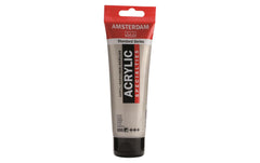 Amsterdam | Acrylfarbe Standard 800 Silber H | 120 ml, Farbe: Silber, Halbdeckend