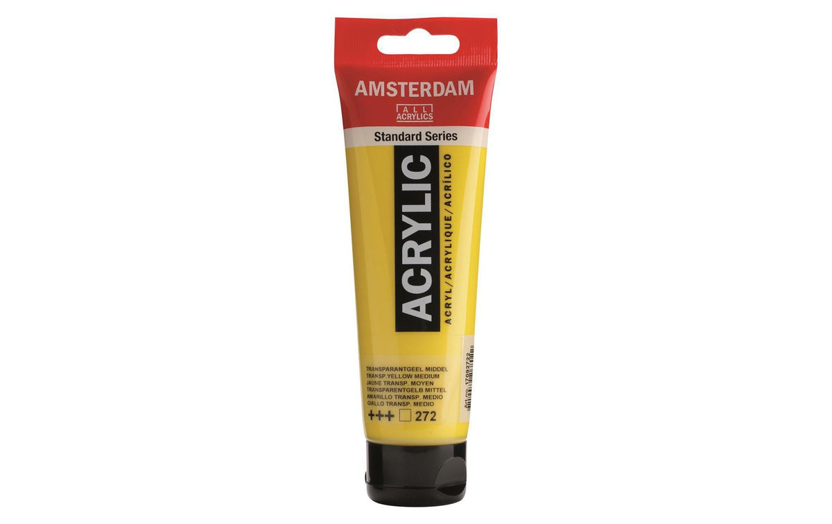 Amsterdam, Acrylfarbe Standard 272 Gelb tra