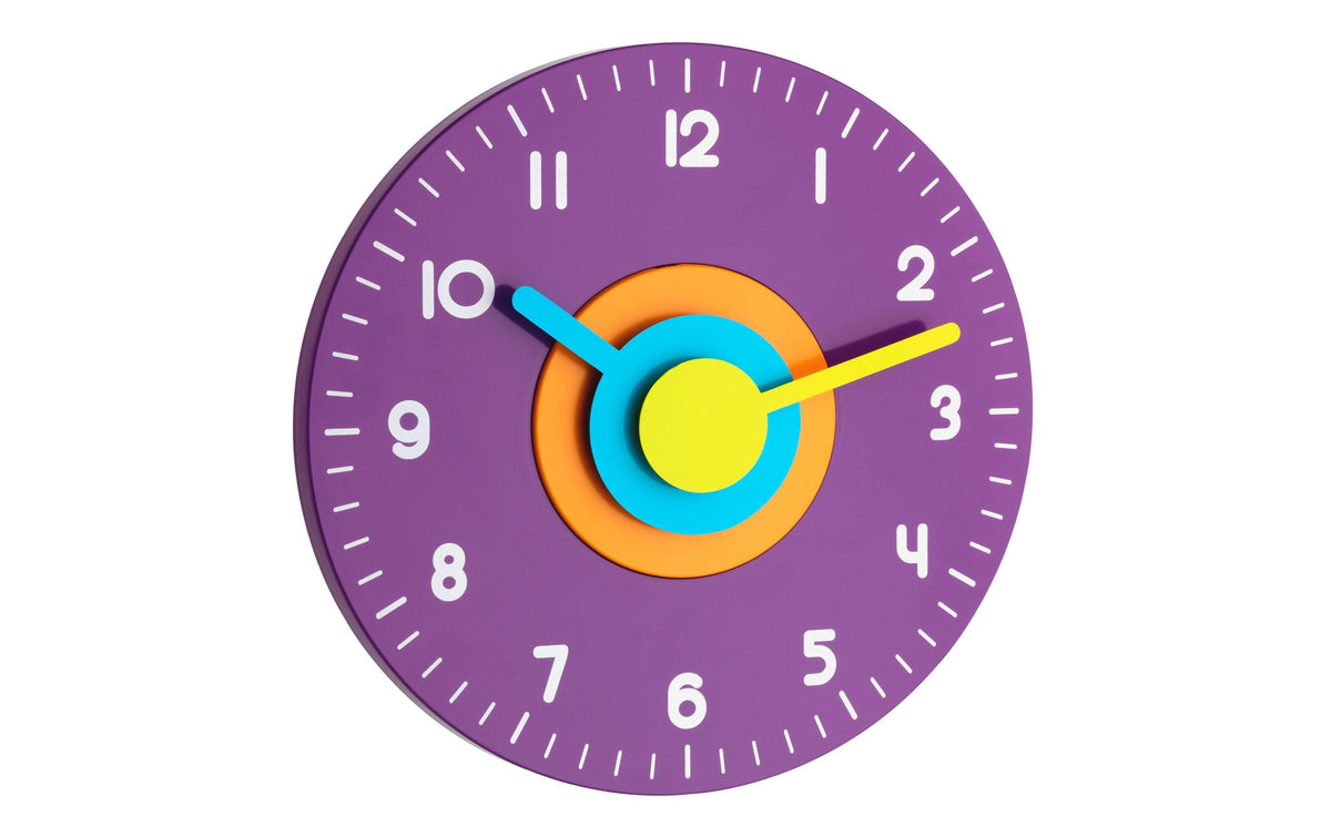TFA Design Wanduhr violet