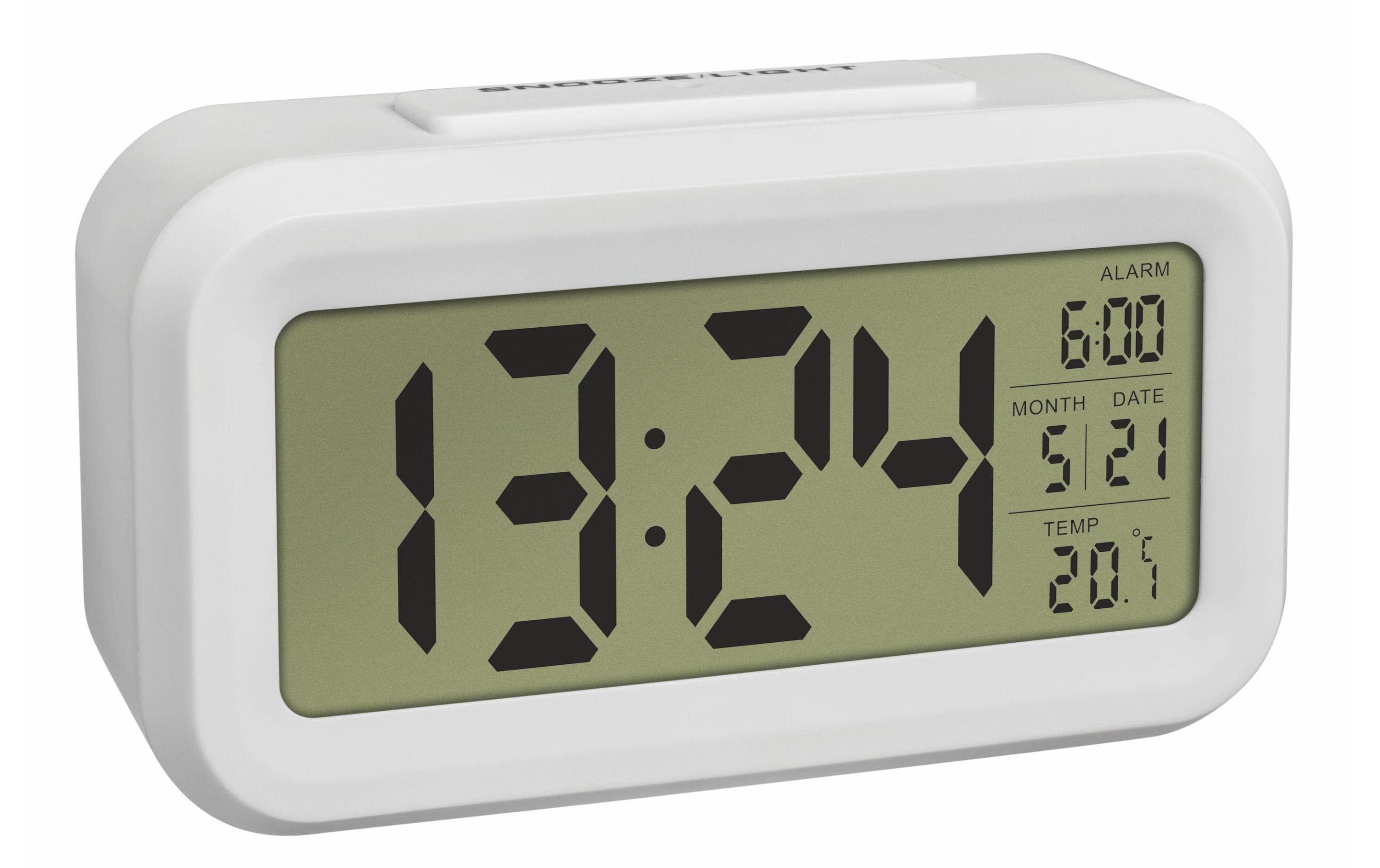 TFA Dostmann, Digitalwecker Lumio Weiss